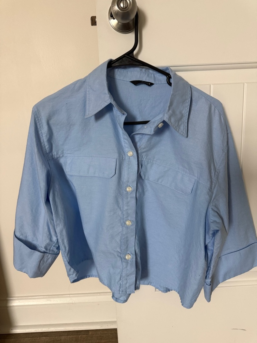 Zara Light Blue Collared Shirt